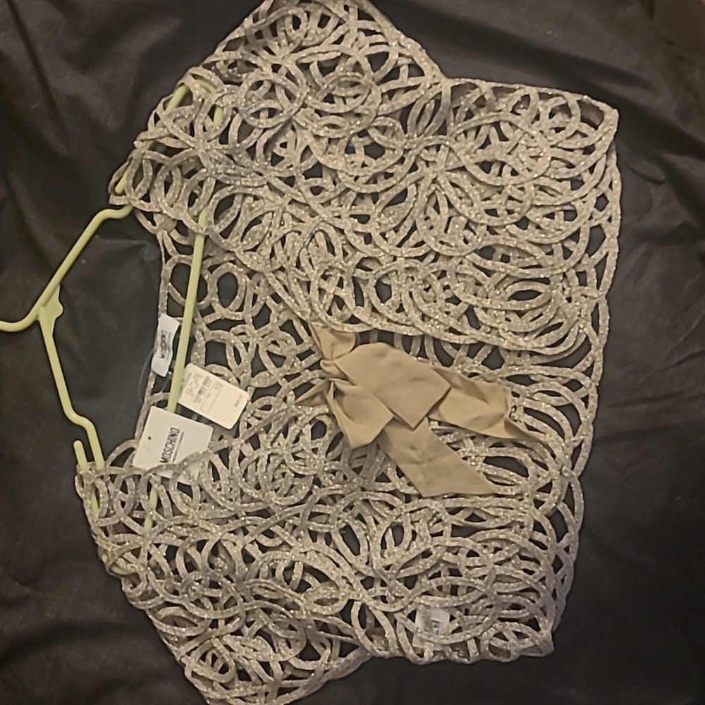 Silver Moschino Vest